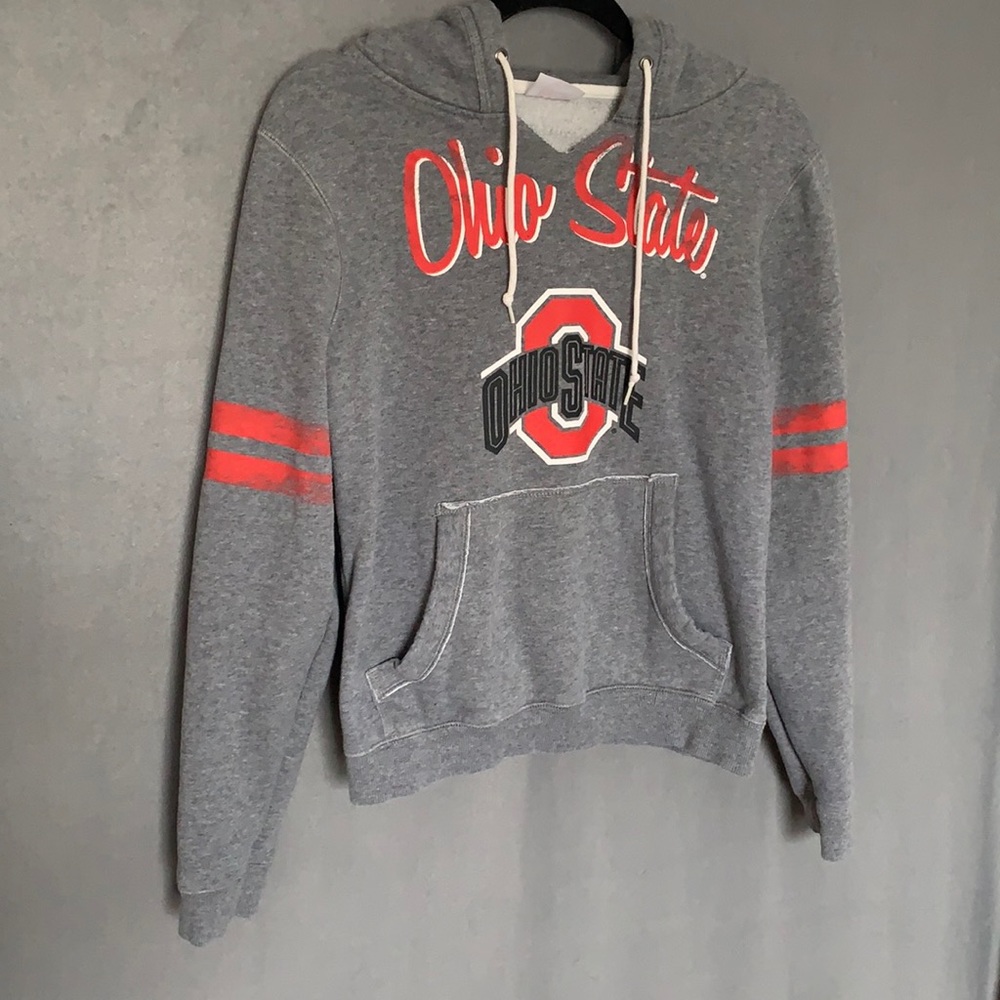 Ohio State Gray Hoodie Sweatshirt